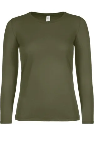 B and C Dames #e150 t-shirt met lange mouwen