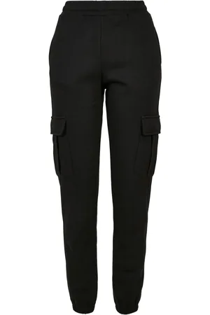 Urban classics Dames cargo broek met hoge taille