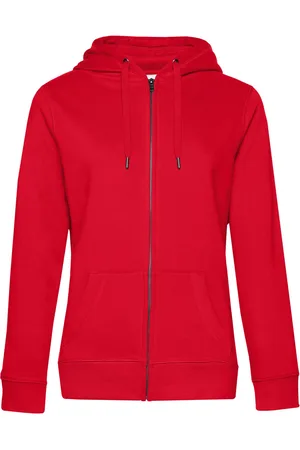 B and C Dames queen hoodie met rits