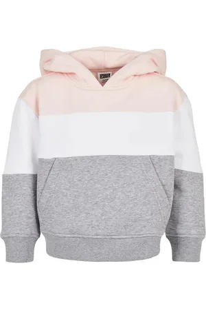 Urban classics Meisjes 3 tone oversized hoodie