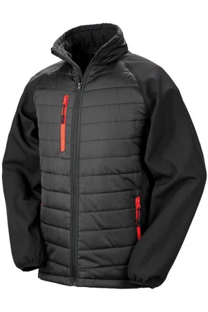 Result Uniseks kompas voor volwassenen softshell gilet