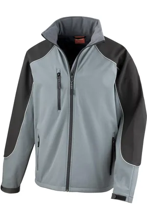 Result Heren ice fell hooded softshell ademend waterdicht jasje (345 gsm)