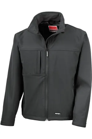 Result Heren klassiek soft shell-jasje