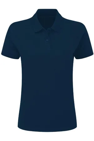 SG Dames poloshirt met korte mouwen van katoen