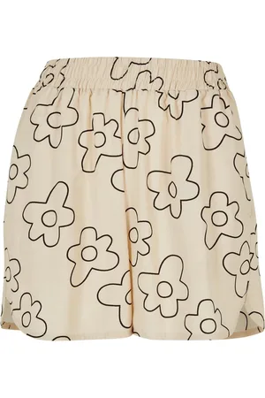 Urban classics Dames viscose all-over print resort shorts