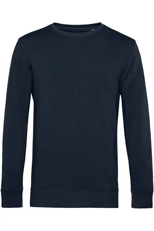 B and C Unisex organic inspire crew neck sweatshirt voor volwassenen