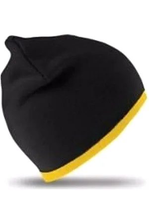 Result Unisex reversible fashion fit winter beanie hat