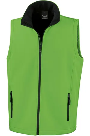 Result Herenbedrukbare softshell-bodywarmer