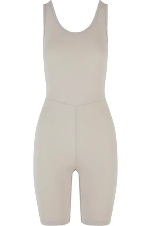 Urban classics Dames jersey stretch jumpsuit