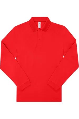 B and C Heren my polo 180 poloshirt met lange mouwen