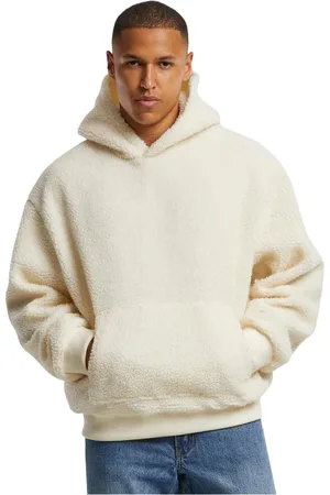 Urban classics Heren teddy fleece oversized hoodie