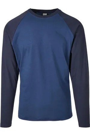 Urban classics Heren raglan t-shirt met contrasterende mouwen
