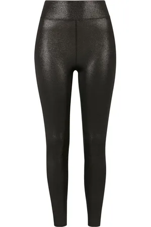 Urban classics Dames glamour legging met hoge taille