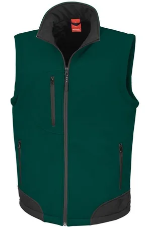 Result Heren softshell bodywarmer ademend weerbestendig jasje