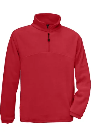 B and C Heren highlander+ quarter zip fleece top