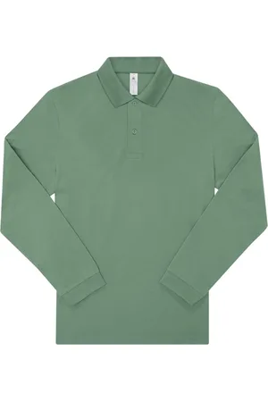 B and C Heren my polo 210 effen katoenen poloshirt