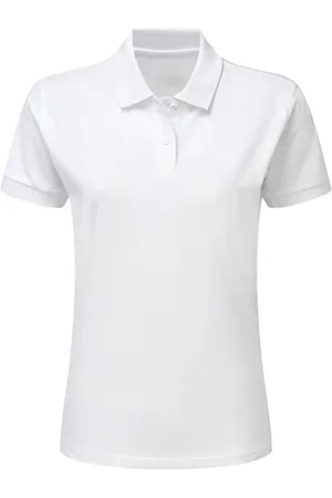 SG Dames poloshirt met korte mouwen van katoen
