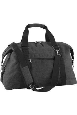 BagBase Vintage canvas weekender / holdall carry bag (30 liter)