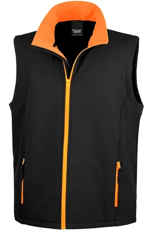 Result Herenbedrukbare softshell-bodywarmer