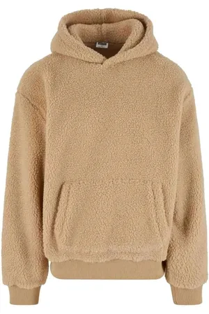 Urban classics Heren teddy fleece oversized hoodie