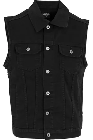 Urban classics Heren denim gilet