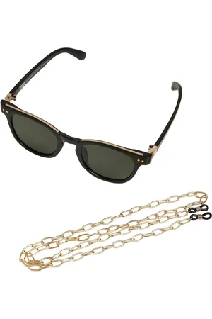 Urban classics Unisex volwassen italië zonnebril met ketting