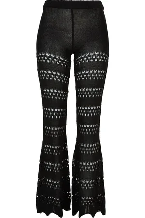 Urban classics Dames gebreide gehaakte uitlopende legging