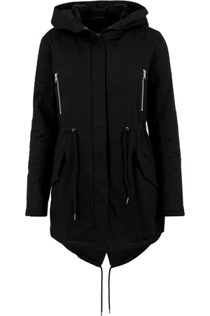 Urban classics Dames katoenen sherpa gevoerde parka