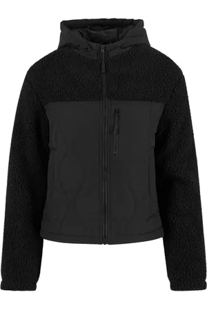Urban classics Dames crinkle fleece jas
