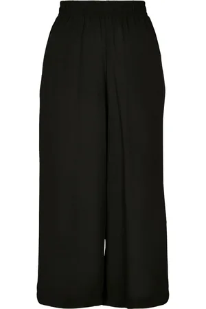 Urban classics Dames culottes wijde pijpen viscose