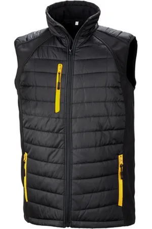 Result Gewatteerd heren compass softshell gilet
