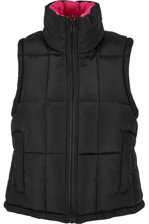 Urban classics Dames omkeerbaar gewatteerd gilet