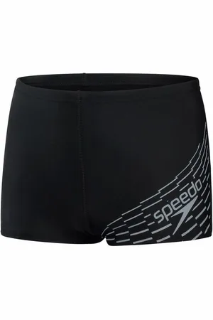 Speedo Eco medley logo aqsh bla/gre zwemslip middel jongens