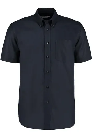 Kustom Heren werkkleding oxford korte mouwen shirt