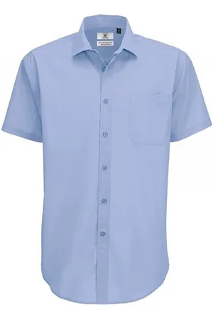 B and C B&c heren slimme korte mouwen shirt / heren shirts