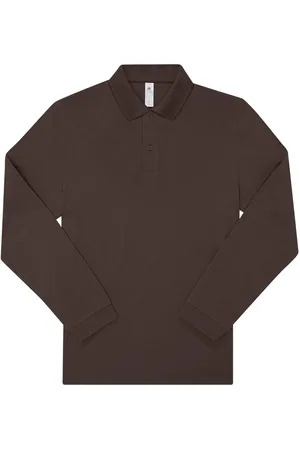 B and C Heren my polo 180 poloshirt met lange mouwen