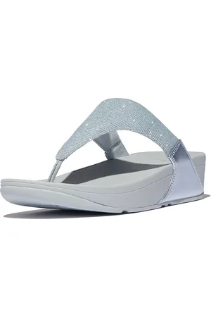 FitFlop Lulu shimmerlux toe-post sandals