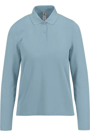 B and C Dames my polo 210 poloshirt met lange mouwen