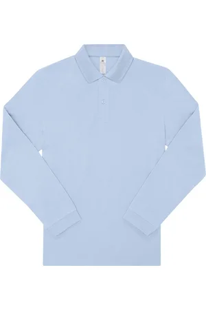 B and C Heren my polo 180 poloshirt met lange mouwen