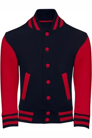 SG Childrens/kids ringspun cotton varsity jacket