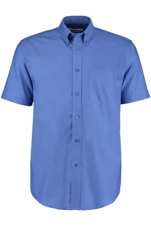 Kustom Heren werkkleding oxford korte mouwen shirt