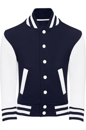 SG Childrens/kids ringspun cotton varsity jacket