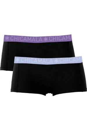 Muchachomalo Meisjes 2-pack boxershorts effen