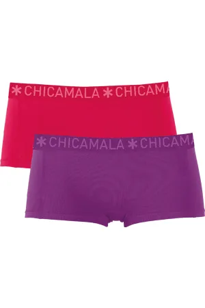 Muchachomalo Meisjes 2-pack boxershorts effen