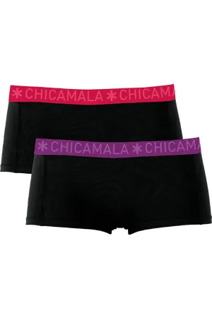 Muchachomalo Meisjes 2-pack boxershorts effen