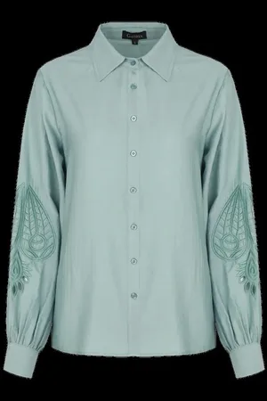 g-maxx Tilly blouse aqua
