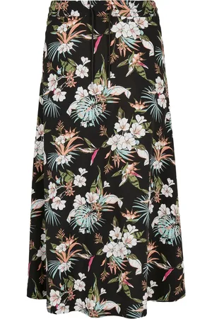Urban classics Dames fruit midi rok