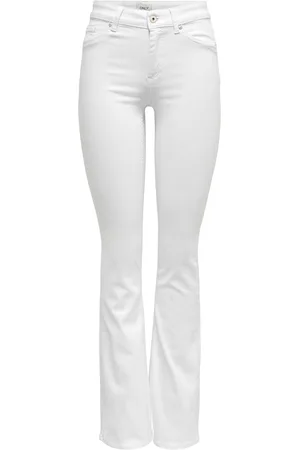 ONLY Onlblush mid flared dnm rea0730 noo 15313015 white