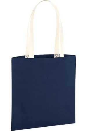 Westford Mill Earthaware organic bag for life contrasterende boodschappentas