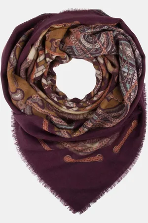 MUCHO GUSTO ® sjaal zürich bourgondië kettingen en paisley